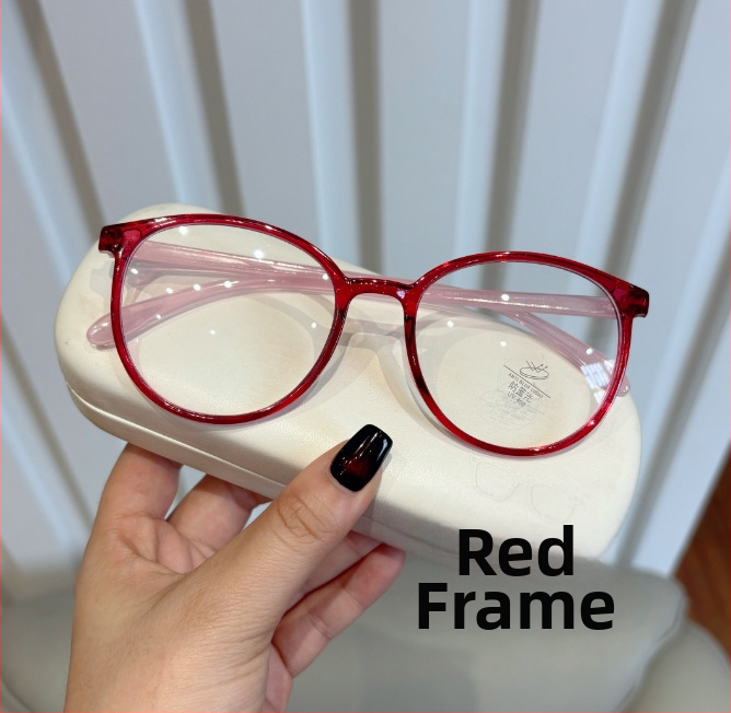 Очила за четене – лещи от смола, антисиня светлина и защита от радиация, пълна рамка, TR90, кръгъл дизайн, за възрастни мъже с голямо лице (Пролет 2024)