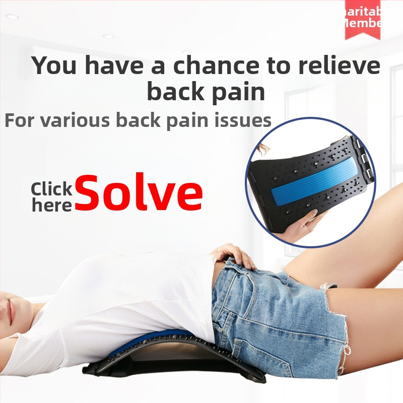 Ágyéki tartó és nyújtó készülék porckorong protrúzióhoz — téglalap alakú trapéz formájú, több mint 6 masszázsfej, 3. fokozat, időzítő funkció