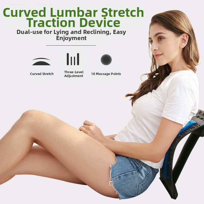 Ágyéki tartó és nyújtó készülék porckorong protrúzióhoz — téglalap alakú trapéz formájú, több mint 6 masszázsfej, 3. fokozat, időzítő funkció