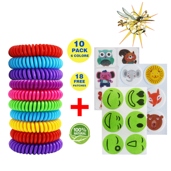 Βραχιόνιο κατά των κουνουπιών από τεχνητό δέρμα, unisex φυσικό και απλό στυλ, προσαρμογή στην κατασκευή, ατομικά συσκευασμένο, με εκτυπωμένο λογότυπο