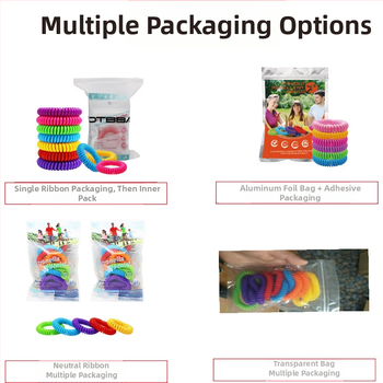 Βραχιόνιο κατά των κουνουπιών από τεχνητό δέρμα, unisex φυσικό και απλό στυλ, προσαρμογή στην κατασκευή, ατομικά συσκευασμένο, με εκτυπωμένο λογότυπο