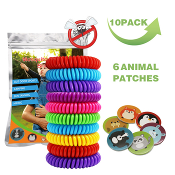 Βραχιόνιο κατά των κουνουπιών από τεχνητό δέρμα, unisex φυσικό και απλό στυλ, προσαρμογή στην κατασκευή, ατομικά συσκευασμένο, με εκτυπωμένο λογότυπο