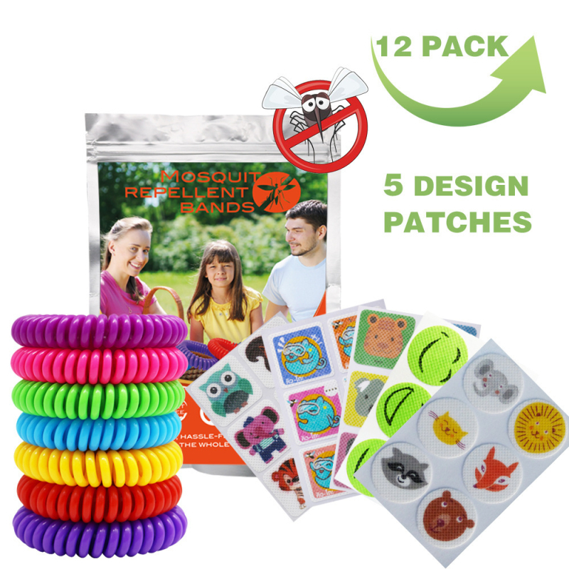 Narukvica protiv komaraca od umjetne kože, unisex, prirodan i jednostavan stil, mogućnost prilagodbe, pojedinačno pakiranje, s logotipom