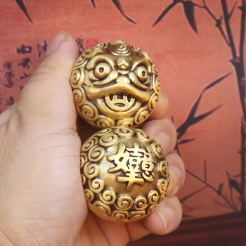 Pixiu από χαλκό για πλούτο, διακοσμητικό με κινεζικό στυλ για σπίτι ή γραφείο; ιδανικό δώρο επιχειρήσεων, προώθησης ή συνεδρίων, Έτος φιδιού.