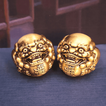 Pixiu από χαλκό για πλούτο, διακοσμητικό με κινεζικό στυλ για σπίτι ή γραφείο; ιδανικό δώρο επιχειρήσεων, προώθησης ή συνεδρίων, Έτος φιδιού.