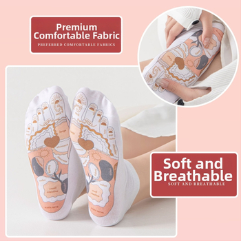 Чорапи за рефлексология на стъпалото – акупунктурни точки – Edripin, произход Zhejiang Jinhua, тегло 25 г, опаковка 100 бр, здраве и масаж за тялото