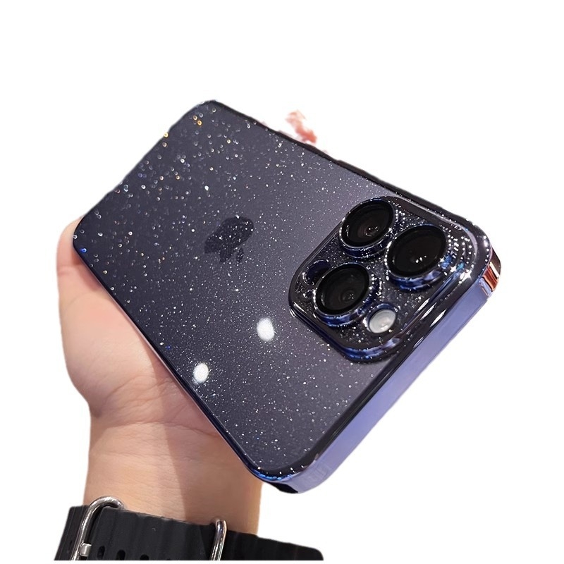 Kućište za iPhone od PC materijala s elektroplatnim završnim slojem, zaštita od pada, kompatibilno s iPhone 12, 13, 14 i 12 Pro