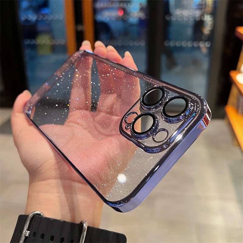 Kućište za iPhone od PC materijala s elektroplatnim završnim slojem, zaštita od pada, kompatibilno s iPhone 12, 13, 14 i 12 Pro