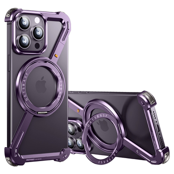 Θήκη κινητού με μεταλλικό πλαίσιο και μαγνητική βάση για Apple iPhone 17 Pro Max — Κατασκευή CNC, Διαχείριση θερμότητας, Αντοχή σε πτώσεις, Διαθέσιμη παραμετροποίηση