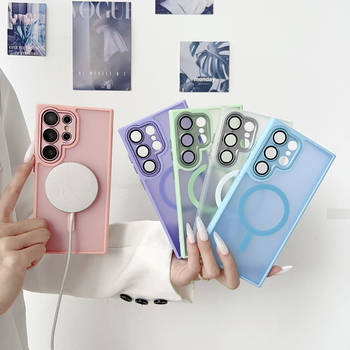 Θήκη Samsung S25 Ultra με ματ PC και μαγνητική ασπίδα — ανθεκτική σε πτώσεις, προστασία από αποτυπώματα, πλήρης κάλυψη, παραμετροποίηση