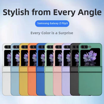 Samsung Galaxy Z Fold3 un Z Flip5 aizsargkārta – trīsdaļīgs PC korpuss ar ādas sajūtu, plastmasas liešana, izturīgs pret nolietojumu, drošība pret kritieniem, pret pirkstu nospiedumiem