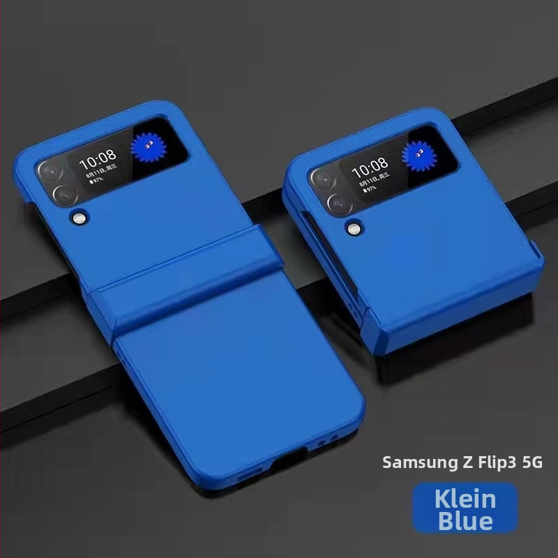 Samsung Galaxy Z Fold3 un Z Flip5 aizsargkārta – trīsdaļīgs PC korpuss ar ādas sajūtu, plastmasas liešana, izturīgs pret nolietojumu, drošība pret kritieniem, pret pirkstu nospiedumiem