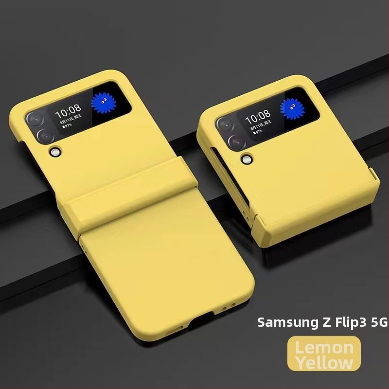 Samsung Galaxy Z Fold3 un Z Flip5 aizsargkārta – trīsdaļīgs PC korpuss ar ādas sajūtu, plastmasas liešana, izturīgs pret nolietojumu, drošība pret kritieniem, pret pirkstu nospiedumiem