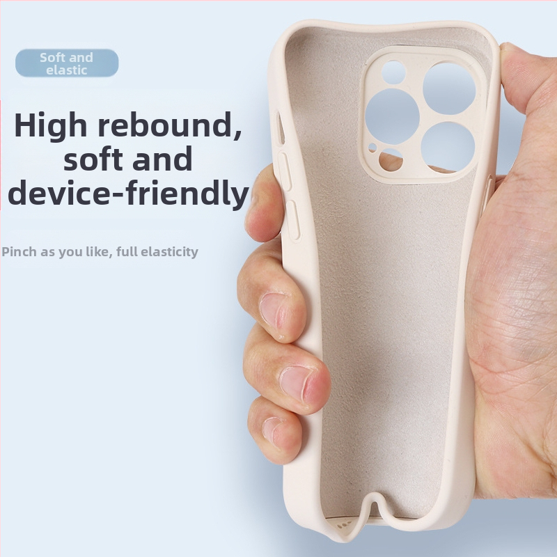 Puzdro z tekutého silikónu s plným krytím objektívu pre iPhone 14 Pro Max, iPhone 13 Pro a iPhone 12 — odolné voči pádom