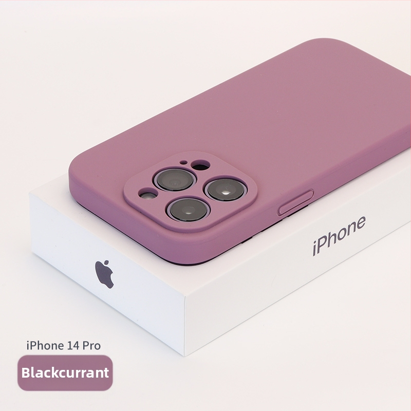 Carcasă de telefon cu acoperire completă a obiectivului, anti-cădere, construcție cu lichid, pentru seria iPhone 13/14