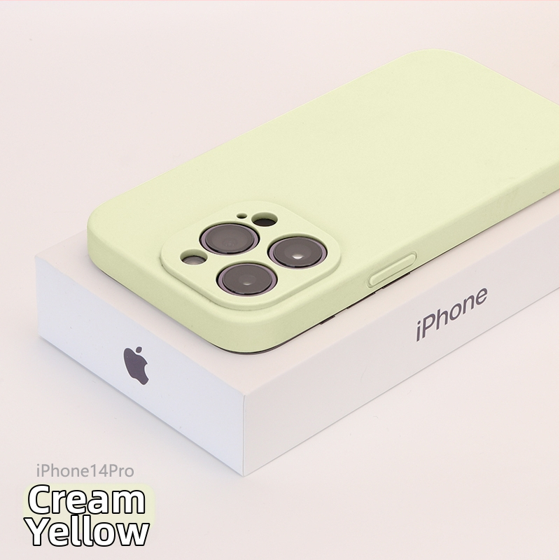 Carcasă de telefon cu acoperire completă a obiectivului, anti-cădere, construcție cu lichid, pentru seria iPhone 13/14