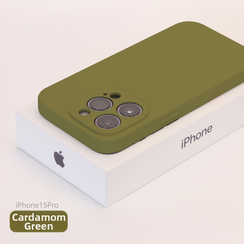 Carcasă de telefon cu acoperire completă a obiectivului, anti-cădere, construcție cu lichid, pentru seria iPhone 13/14