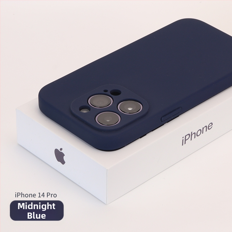 Carcasă de telefon cu acoperire completă a obiectivului, anti-cădere, construcție cu lichid, pentru seria iPhone 13/14