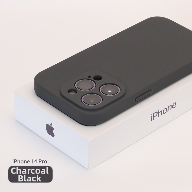 Carcasă de telefon cu acoperire completă a obiectivului, anti-cădere, construcție cu lichid, pentru seria iPhone 13/14