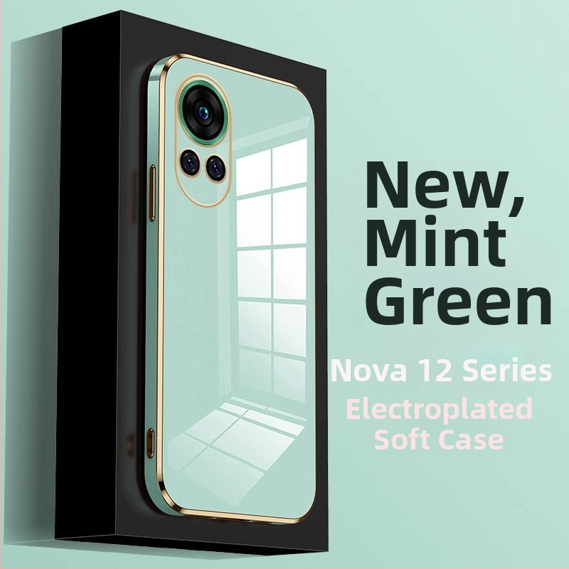 CHX Huawei Nova14Pro telefona lieta ar pilnu objektīva aizsardzību, taisa mala (TPU, injekcijas ražošana, izturīga pret kritieniem)