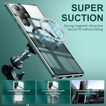 Калъф за Samsung S25U/S24FE с алуминиева и стъклена конструкция, CNC обработка, удароустойчив и износоустойчив