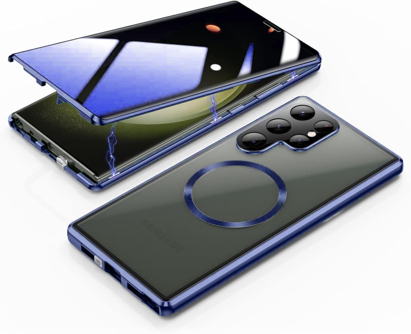 Carcasă Samsung S25U/S24FE cu construcție din aliaj de aluminiu și sticlă, prelucrare CNC, antișoc și rezistență la uzură