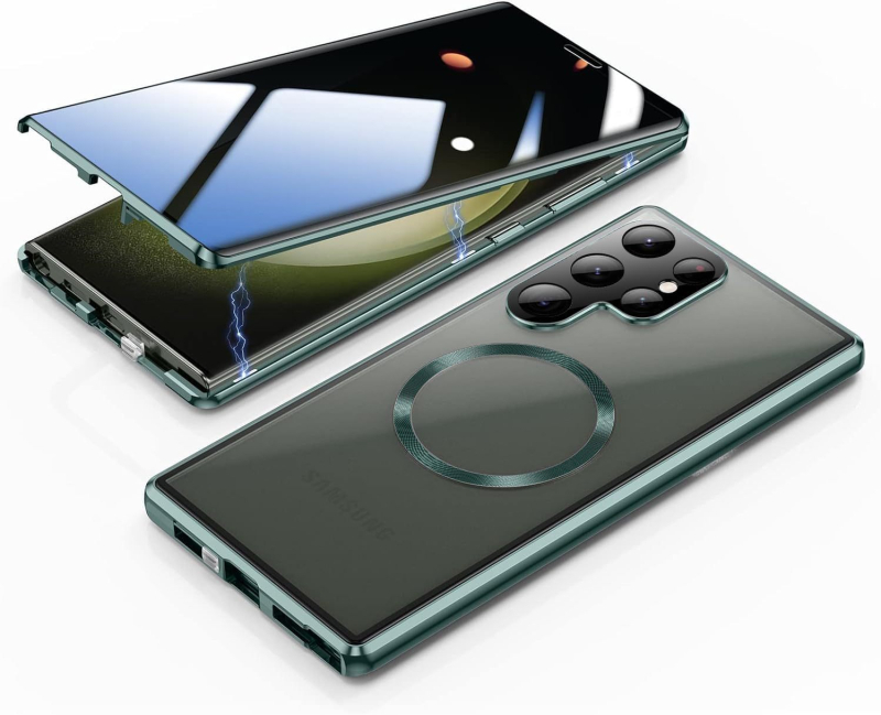 Carcasă Samsung S25U/S24FE cu construcție din aliaj de aluminiu și sticlă, prelucrare CNC, antișoc și rezistență la uzură