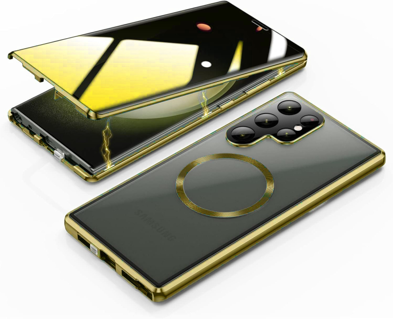 Carcasă Samsung S25U/S24FE cu construcție din aliaj de aluminiu și sticlă, prelucrare CNC, antișoc și rezistență la uzură