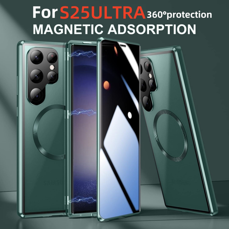 Carcasă Samsung S25U/S24FE cu construcție din aliaj de aluminiu și sticlă, prelucrare CNC, antișoc și rezistență la uzură