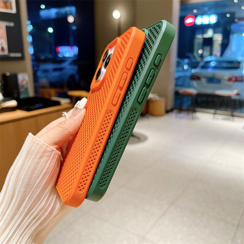 Carcasă dură magnetică cu disipare a căldurii pentru Apple iPhone Pro Max seria, TPU+PC, design gol, capac spate, design pentru cupluri