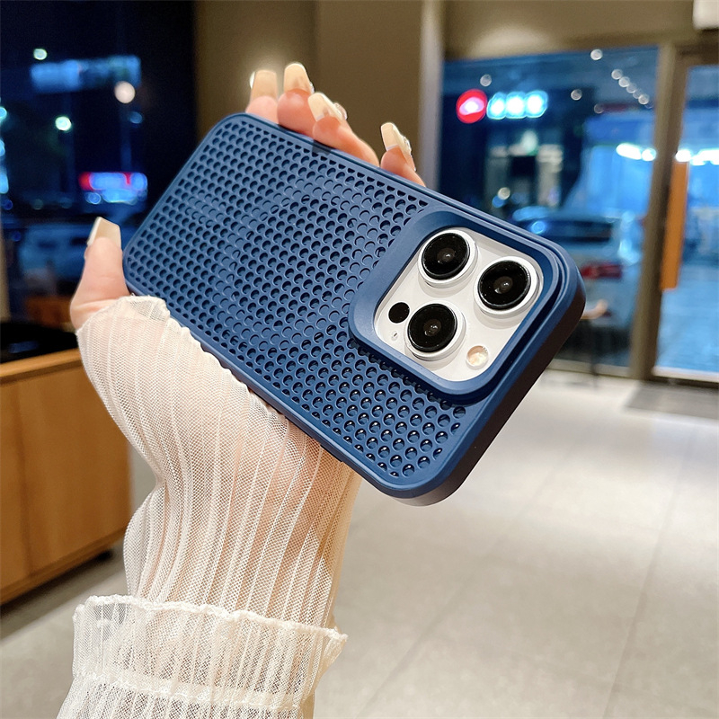 Carcasă dură magnetică cu disipare a căldurii pentru Apple iPhone Pro Max seria, TPU+PC, design gol, capac spate, design pentru cupluri