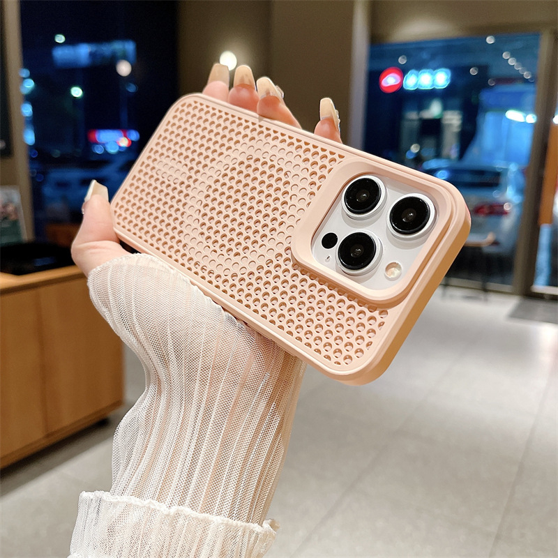 Carcasă dură magnetică cu disipare a căldurii pentru Apple iPhone Pro Max seria, TPU+PC, design gol, capac spate, design pentru cupluri