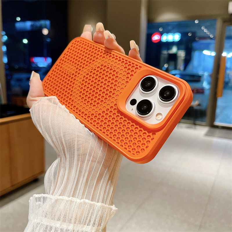 Carcasă dură magnetică cu disipare a căldurii pentru Apple iPhone Pro Max seria, TPU+PC, design gol, capac spate, design pentru cupluri