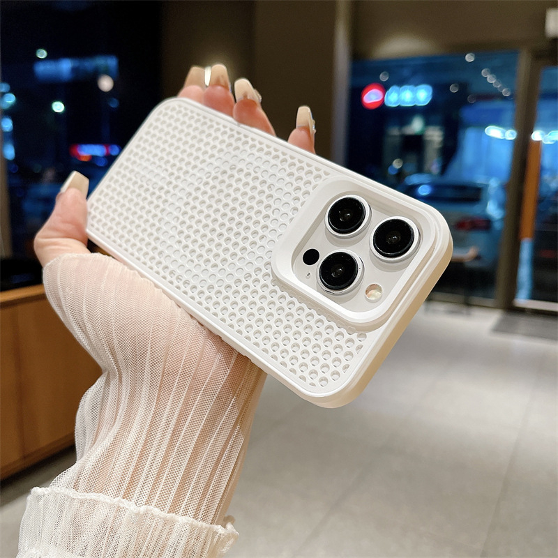 Carcasă dură magnetică cu disipare a căldurii pentru Apple iPhone Pro Max seria, TPU+PC, design gol, capac spate, design pentru cupluri