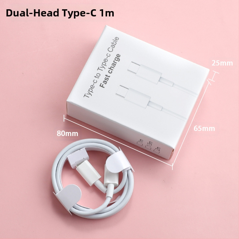 TYPE-C кабел за iPhone 15, бързо зареждане, 60W, TPE, конектор с един край