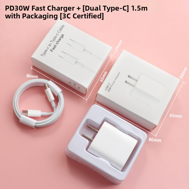 TYPE-C кабел за iPhone 15, бързо зареждане, 60W, TPE, конектор с един край