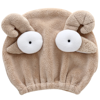 Παιδικό καπέλο στεγνώματος μαλλιών από φλίς κοραλλί, μαλακό απορροφητικό καπάκι με κεντημένο σχέδιο με αρνάκι/άγγελο. Υλικό: υπερλεπτές ίνες; Κύριο συστατικό: πολυεστερικές ίνες; Νήματα: 10; Εξατομίκευση: ναι; Βάρος: 50–79 g