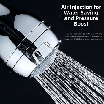 Tuš glava, ABS materijal, ušteda vode, zidni dizajn, novi kineski stil