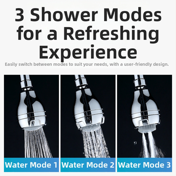 Tuš glava, ABS materijal, ušteda vode, zidni dizajn, novi kineski stil