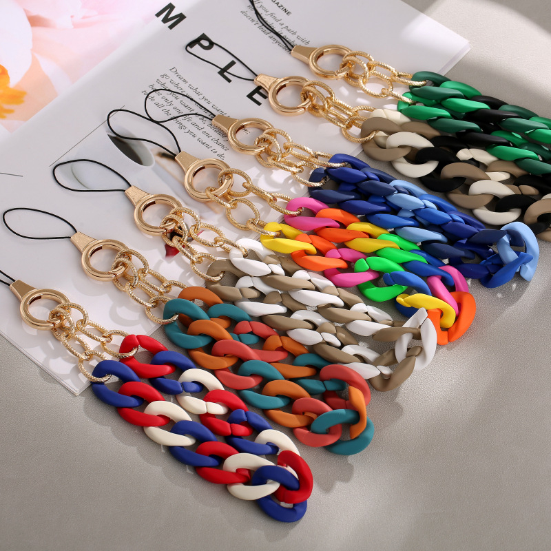 Privjesak za telefon od akrila s mat završnim premazom (Tip: Privjesak; Materijal: Akril; Obrada: Djelomično ručna izrada; Godina/Sezona: Ljeto 2023)