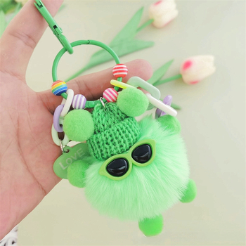 Λούτρινο φυλακτό-ξωτικό κρεμαστό για κλειδιά – χαριτωμένο αξεσουάρ δώρου για κινητό και τσάντα