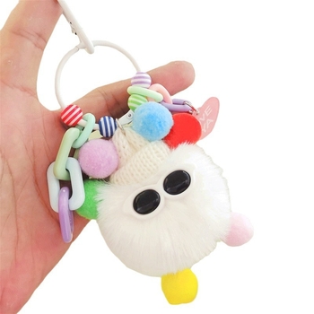 Λούτρινο φυλακτό-ξωτικό κρεμαστό για κλειδιά – χαριτωμένο αξεσουάρ δώρου για κινητό και τσάντα