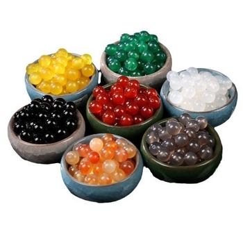 Χάντρες από αχάτη, χαλαρές χάντρες, επεξεργασία μαργαριτωδών φινιρίσματος, ευγενές μοτίβο, προέλευση Χενάν