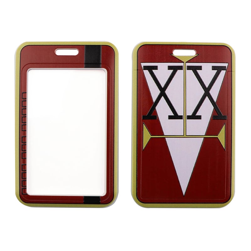 Hunter x HunterTweред калъф за карта с презрамка — полиестер, карикатурен стил, общо предназначение, подходящ за автобусна карта, студентска карта и служебно удостоверение