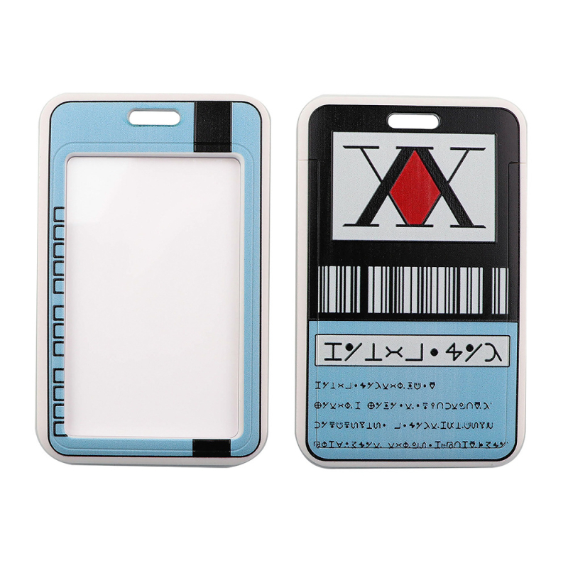 Hunter x HunterTweред калъф за карта с презрамка — полиестер, карикатурен стил, общо предназначение, подходящ за автобусна карта, студентска карта и служебно удостоверение