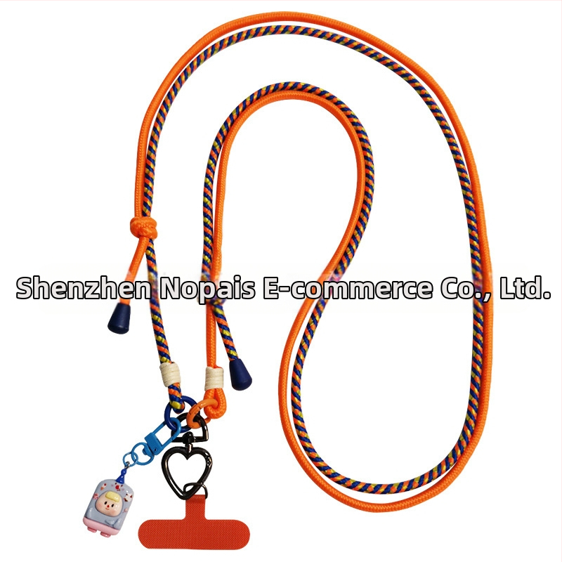 Lanyard na mobilný telefón - nylon, Ručne vyrobený, Unisex, Prívesok zahrnutý