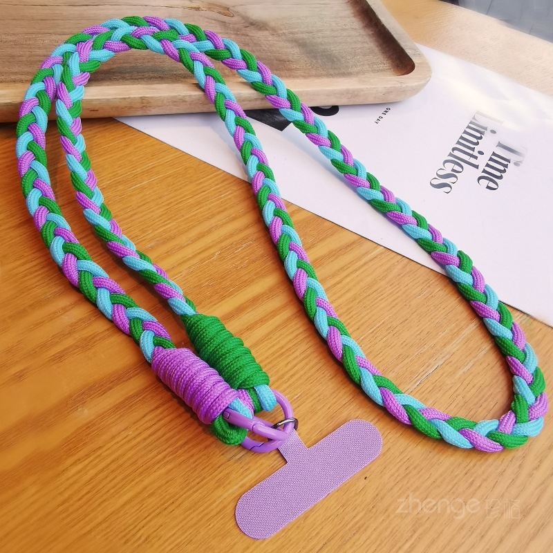 Lančić za telefon preko ramena s dizajnom od tri niti; ručno rađeno; ženski stil; višenamjenski