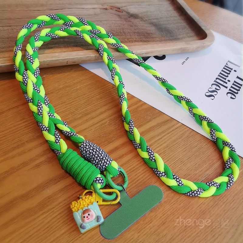 Lančić za telefon preko ramena s dizajnom od tri niti; ručno rađeno; ženski stil; višenamjenski