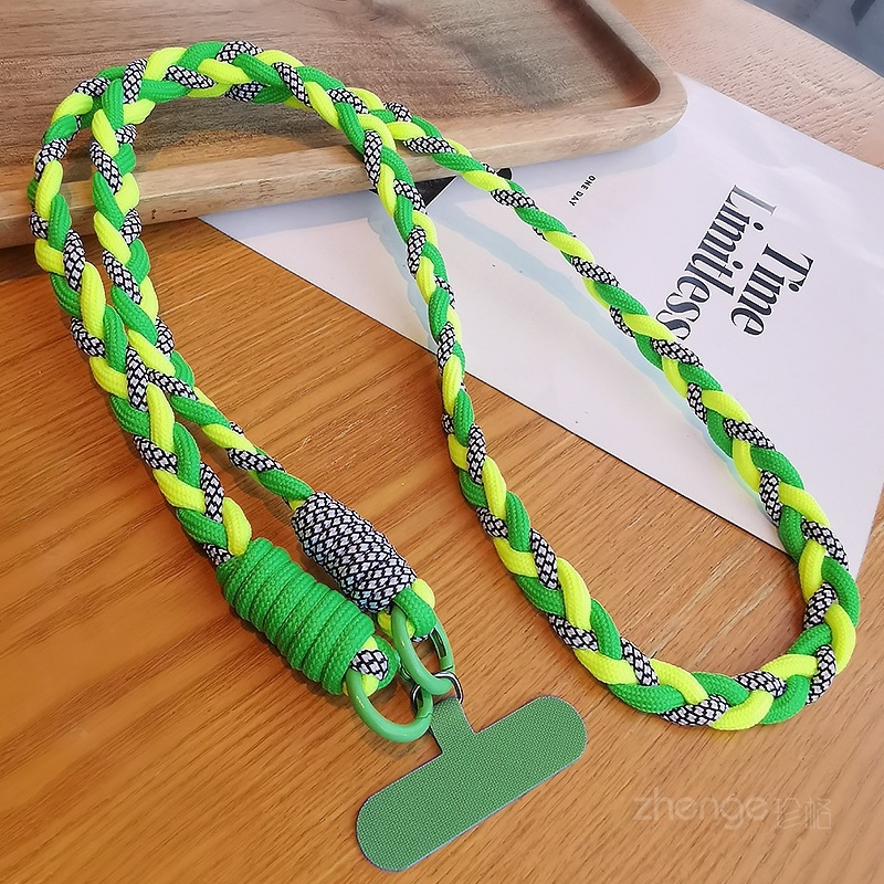 Lančić za telefon preko ramena s dizajnom od tri niti; ručno rađeno; ženski stil; višenamjenski