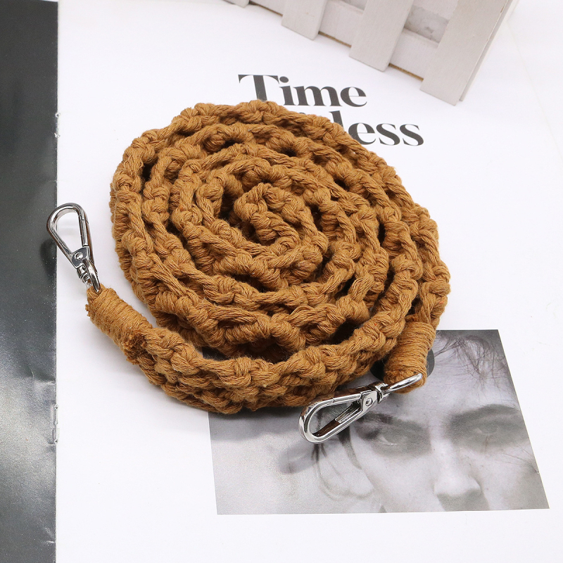 Ručni tkan kratki kaiš za ključe i zglob - pamukovo uže, moderni minimalistički stil, zasebno pakiranje, dodatak za ključeve (uže)